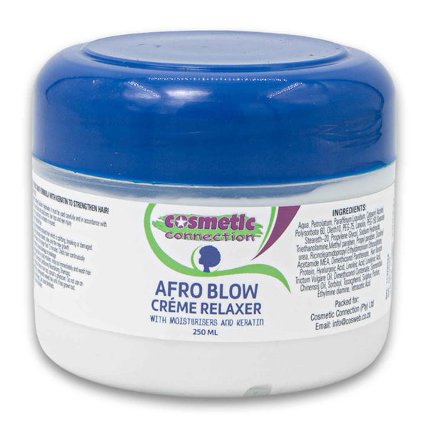 Afro Blow Creme Relaxer with Moisturisers and Keratin 250ml