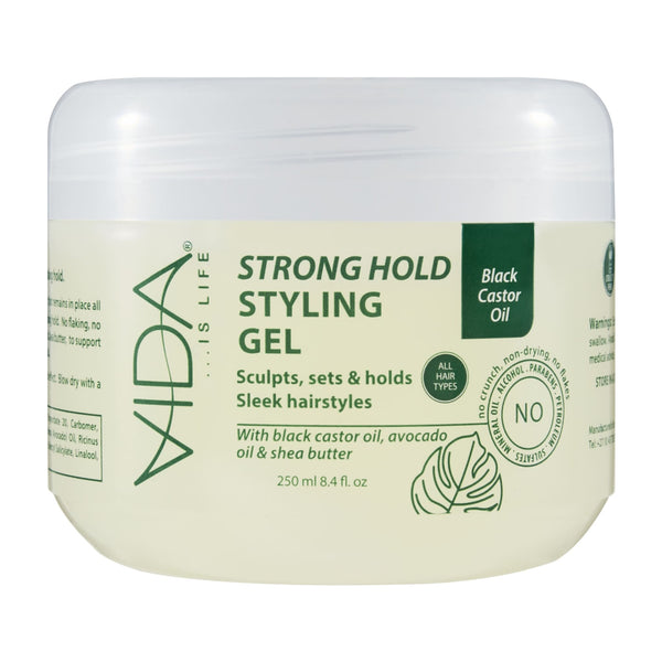 Strong Hold Styling Gel Sculpts Sleek Hairstyles 250ml