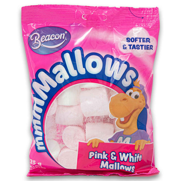 Pink & White Mallows Softer & Tastier 135g