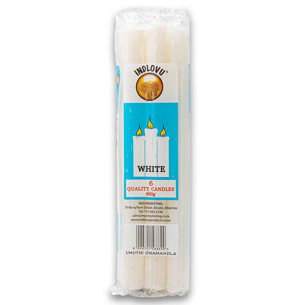 Quality White Candles 450g