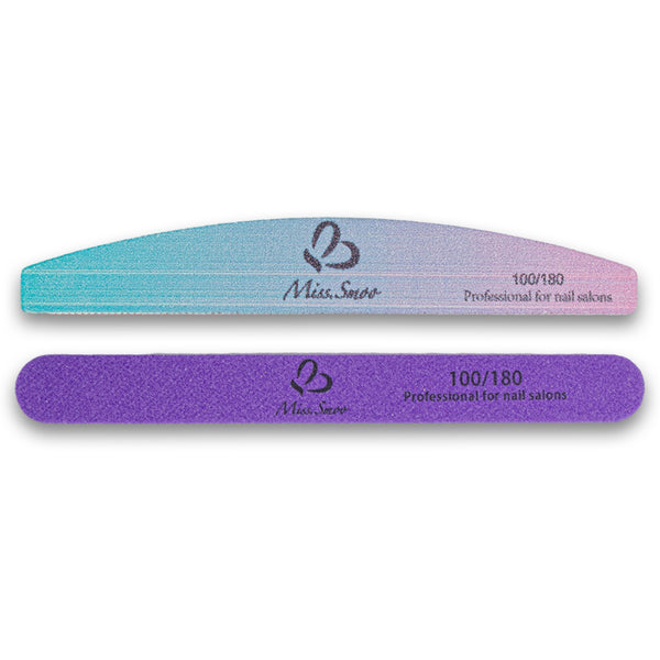 Professional Nail File & Shiner 2 Piece 100/180 Grit