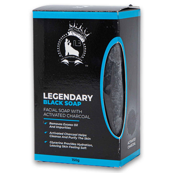 Legendary Black Facial Soap with Activated Charcoal 150g