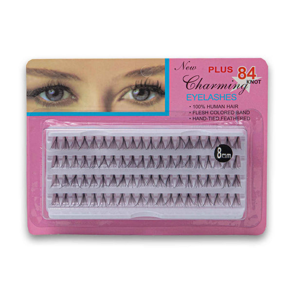 Charming Beautiful Eyelashes 100% Human Hair 80 Piece