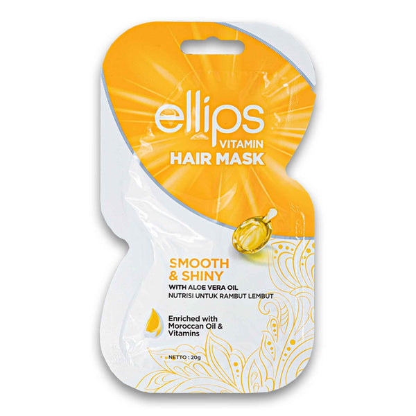 Smooth & Shiny Hair Mask with Aloe Vera Oil Enriched with Moroccan Oil & Vitamins 20g