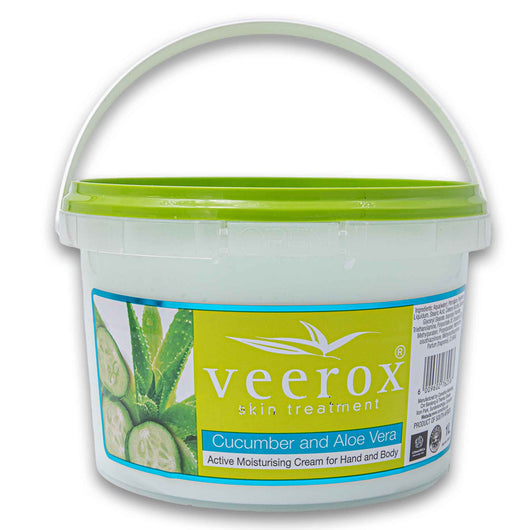 Veerox, Active Moisturising Cream for Hand & Body 1L - Cosmetic Connection