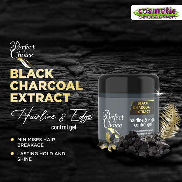 Black Charcoal Extract Hairline & Edge Control Gel 225g