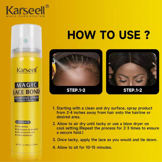 Karseell, Magic Lace Bond Adhesive Spray 180ml - Cosmetic Connection