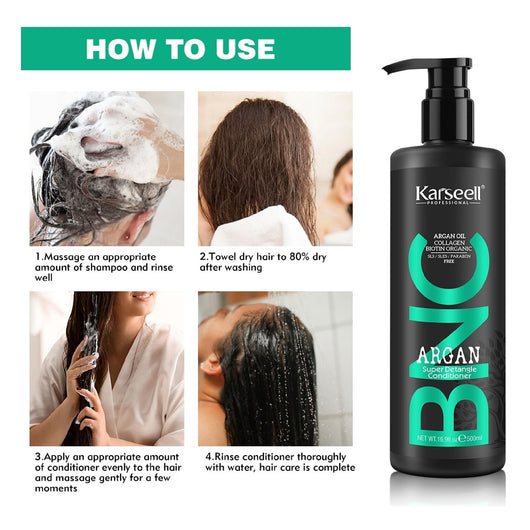 Karseell, Argan Super Detangle Conditioner 500ml - Cosmetic Connection