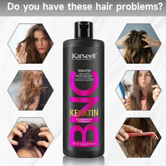 Karseell, Keratin Straightening Shampoo 500ml - Cosmetic Connection