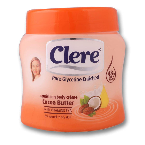 Clere, Nourishing Body Cream 500ml - Cosmetic Connection