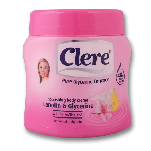 Clere, Nourishing Body Cream 500ml - Cosmetic Connection