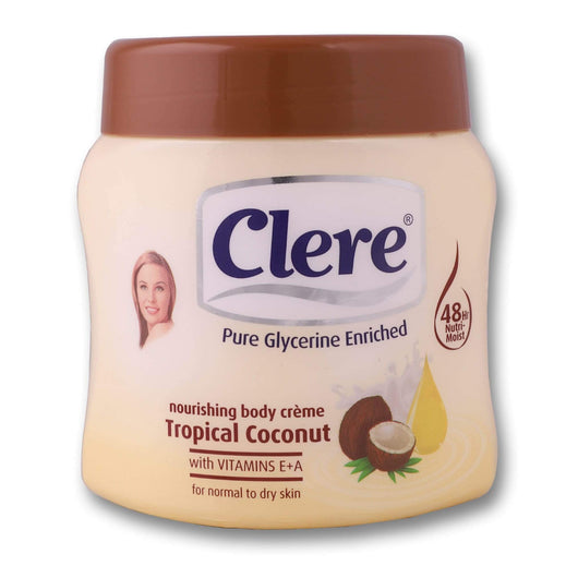 Clere, Nourishing Body Cream 500ml - Cosmetic Connection