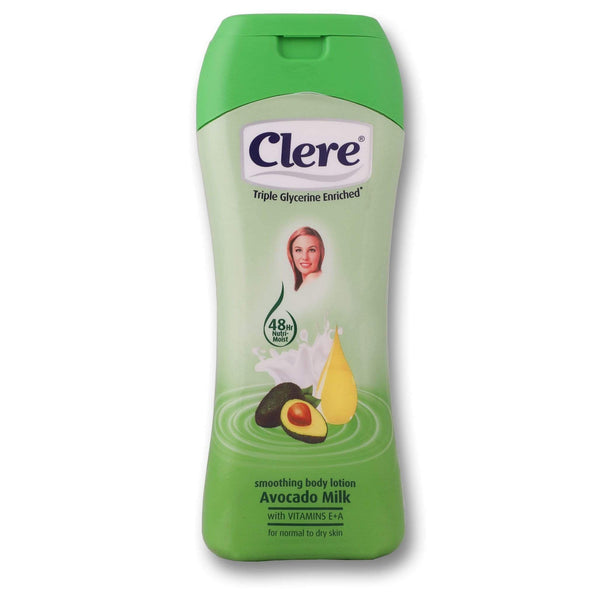 Clere, Smoothing Body Lotion Avocado Milk 400ml - Cosmetic Connection