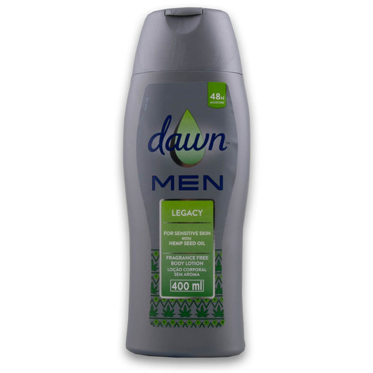 Dawn, Men Legacy Fragrance Free Body Lotion 400ml - Cosmetic Connection