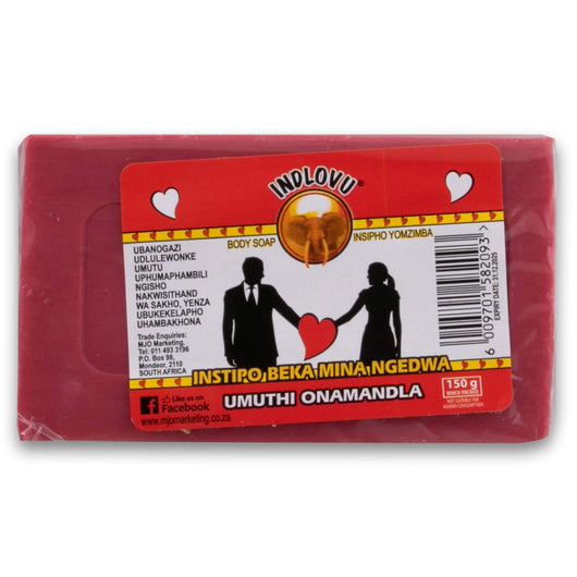 Indlovu, Instipo Bheka Mina Ngedwa 150g - Body Soap Bar - Cosmetic Connection