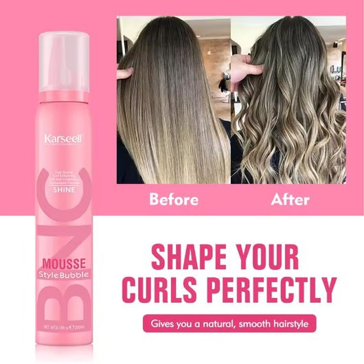 Karseell, Hair Mousse Style Bubble Shine 200ml - Cosmetic Connection