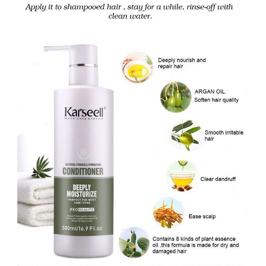 Karseell, Hydrating Deeply Moisturize Hair Conditioner 500ml - Cosmetic Connection