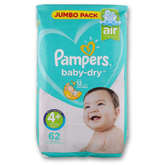 Pampers, Baby-dry Baby Diapers Jumbo Pack - Cosmetic Connection