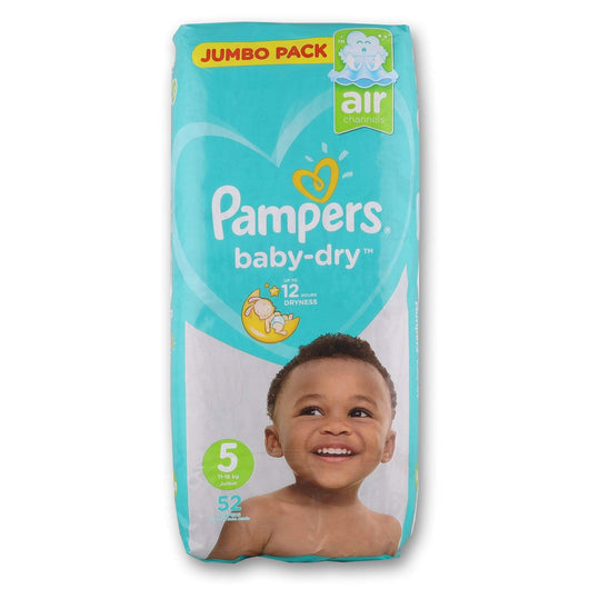 Pampers, Baby-dry Baby Diapers Jumbo Pack - Cosmetic Connection