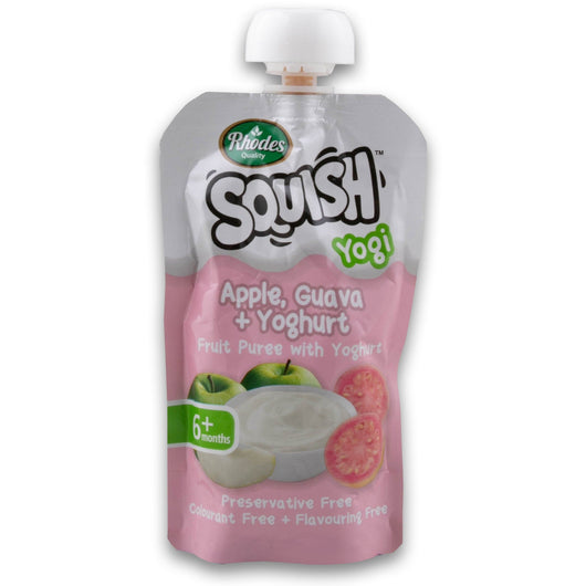 Squish, Fruit Puree with Yoghurt Pouch 110ml - Cosmetic Connection