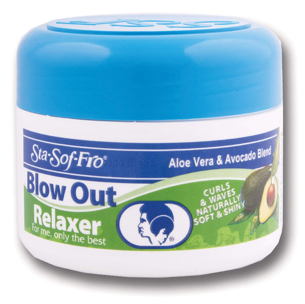 Aloe Vera & Avocado Blend Blow Out Relaxer for Curls & Waves Naturally Soft & Shiny 250ml