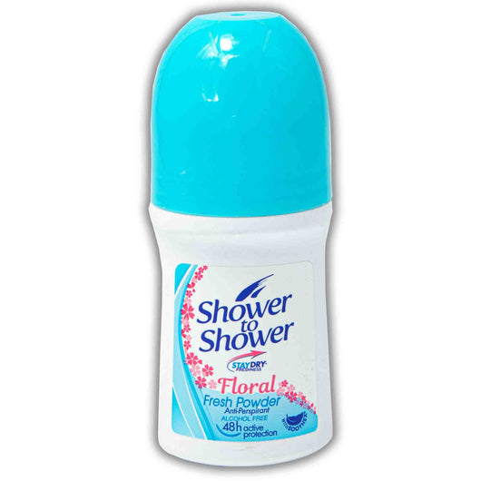 Shower to Shower, Roll On 50ml - Cosmetic Connection