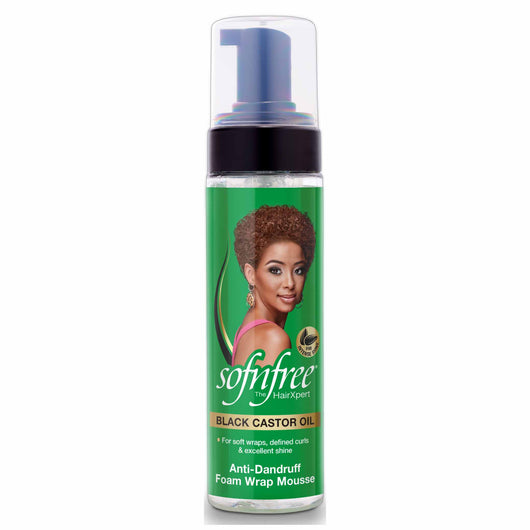 Sofnfree, Anti-dandruff Foam Wrap Mousse 200ml - Black Castor Oil - Cosmetic Connection