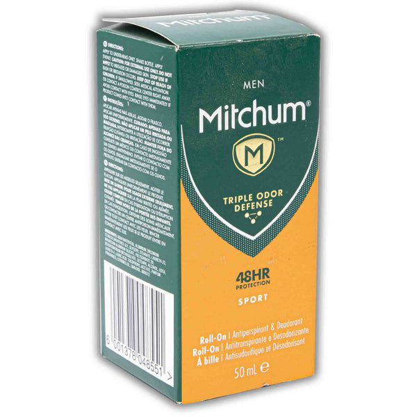 Mitchum, Men Roll On 50ml Triple Odor Defense - Cosmetic Connection