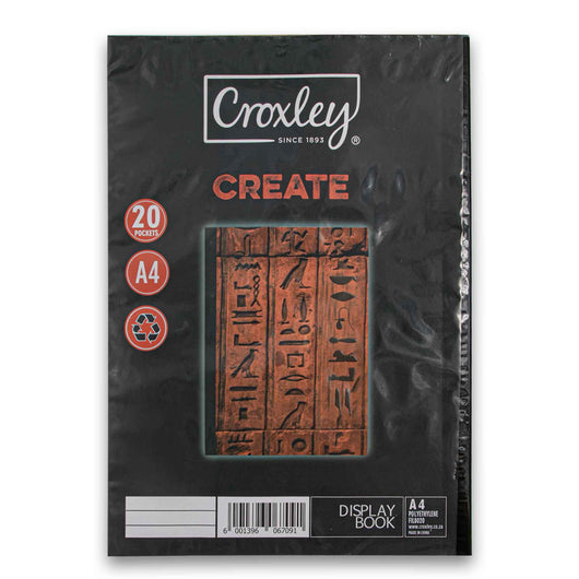 Croxley, Display book A4 - 20 Pockets - Cosmetic Connection