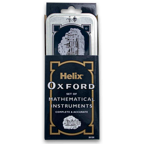 The Helix, Ofxord Set of Mathematical Instruments - 10 Piece - Cosmetic Connection