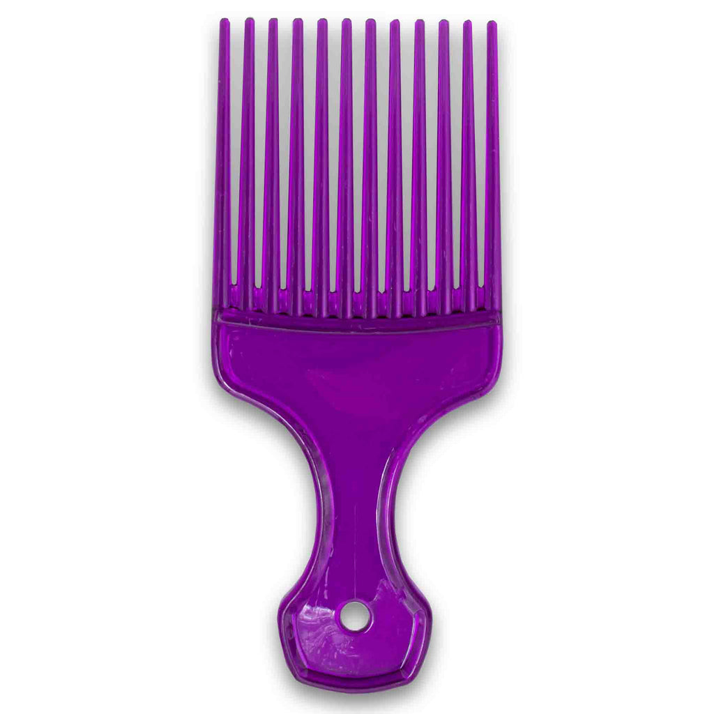 Afro Comb Pink - Shine Plastic | Cosmetic Connection