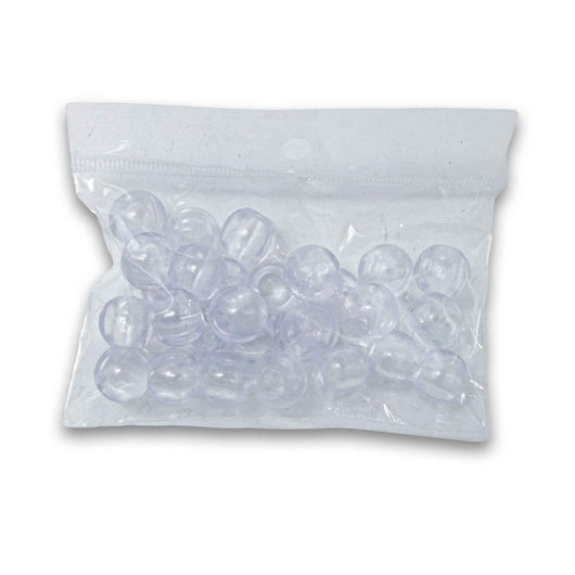 Cosmetic Connection, Fashion Hair Plastic Clear Beads Mini Pack - Small - Cosmetic Connection