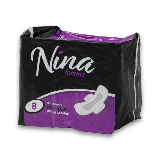 Nina Femme, Body-shaped Maxi Pads with Wings 8 Pack - Cosmetic Connection