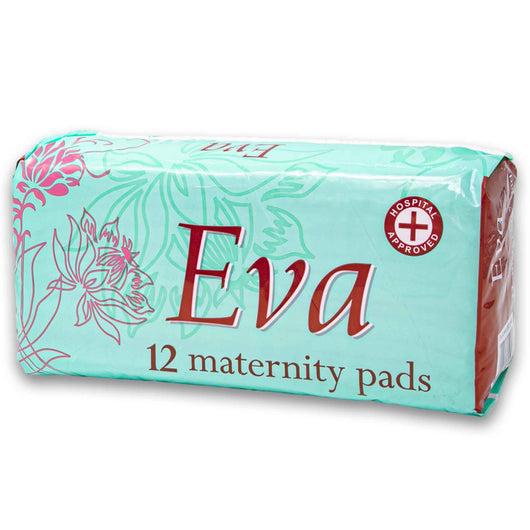 Eva, Maternity Pads 12 Pack - Hospital Approved - Cosmetic Connection