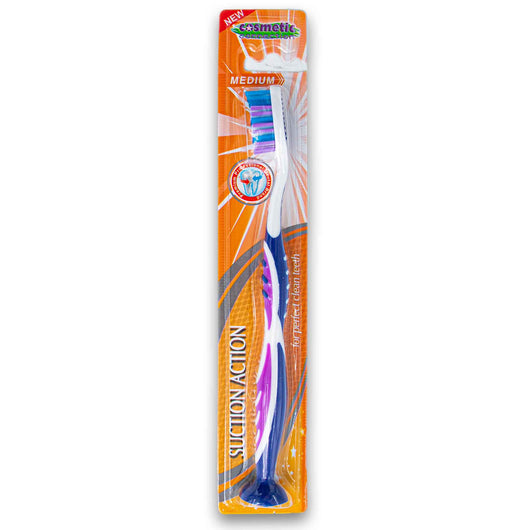 Cosmetic Connection, Suction Action Toothbrush with Medium Bristles - Cosmetic Connection