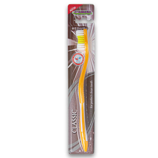 Cosmetic Connection, Classic Toothbrush with Medium Bristles Assorted - Cosmetic Connection