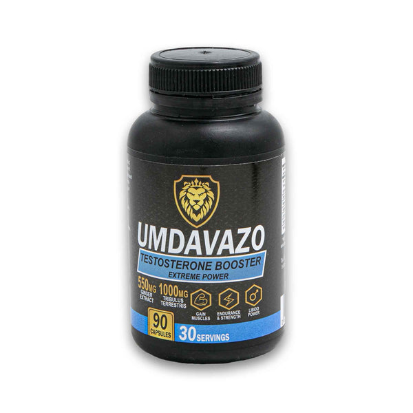 Remedy Hub, Umdavazo Testosterone Booster Extreme Power 90 Capsules - Cosmetic Connection
