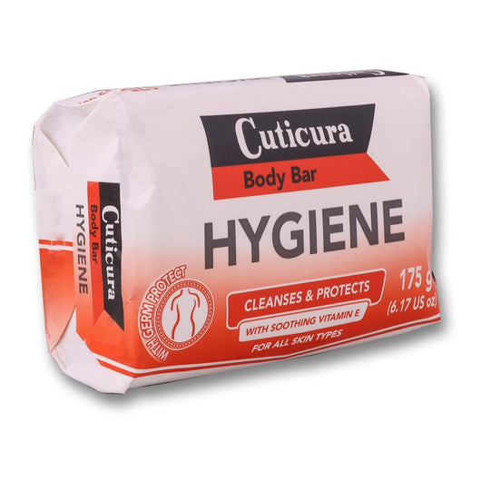 Cuticura, Body Bar Hygiene 175g - Cleanses & Protects - Cosmetic Connection