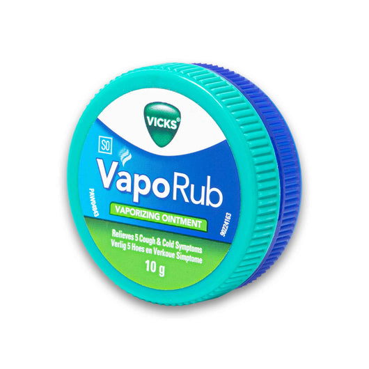 Vicks, Vaporub Jar 10g - Effective Relief - Cosmetic Connection