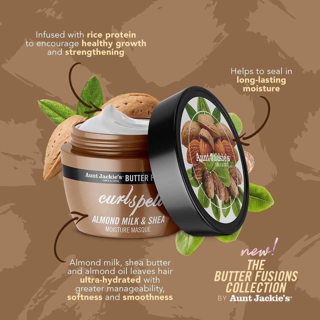 Curl Spell Almond Milk and Shea Moisture Masque 227g – Cosmetic Connection