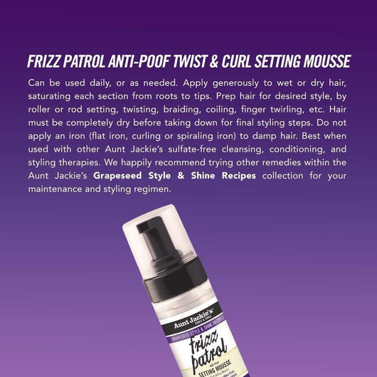 Aunt Jackie's, Frizz Patrol 244ml - Cosmetic Connection