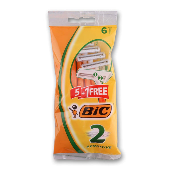 BIC, BIC Disposable Razor 2 Blades 6's - Cosmetic Connection