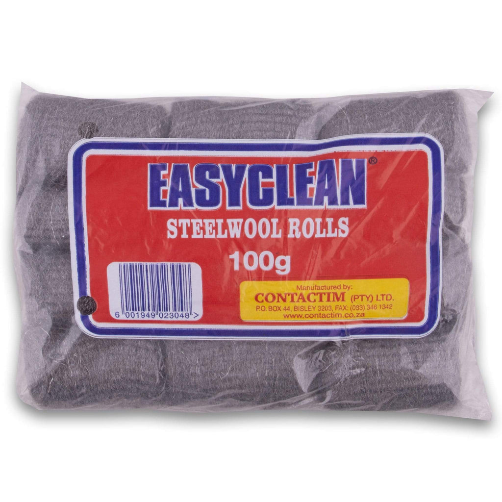 Easyclean Steelwool Rolls 100g | Cosmetic Connection