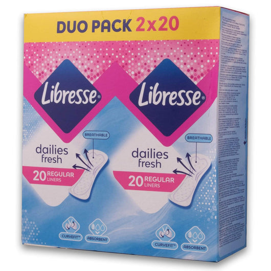 Libresse, Libresse Regular Pantyliners Duo Pack - Cosmetic Connection