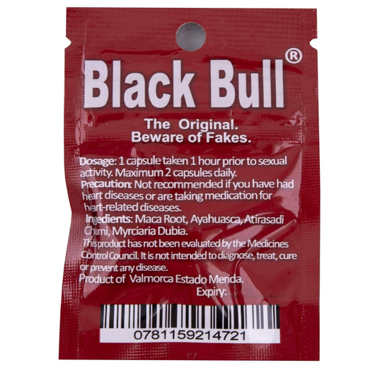 LLT Marketing, Black Bull Capsules 2's - Cosmetic Connection