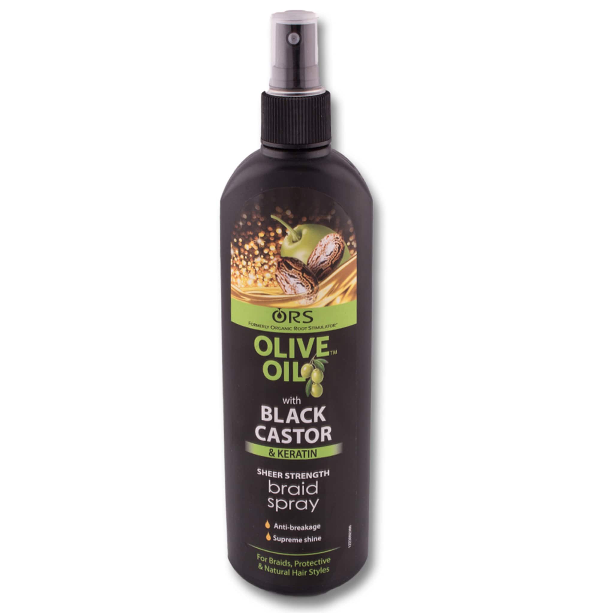 Braid Spray 250ml Olive Oil With Black Castor And Keratin Cosmetic 1671