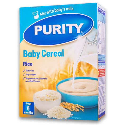 Purity, Baby Cereal 200g Rice - From 6 Months - Cosmetic Connection