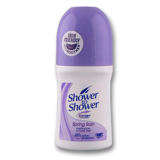 Shower to Shower, Roll On 50ml - Cosmetic Connection