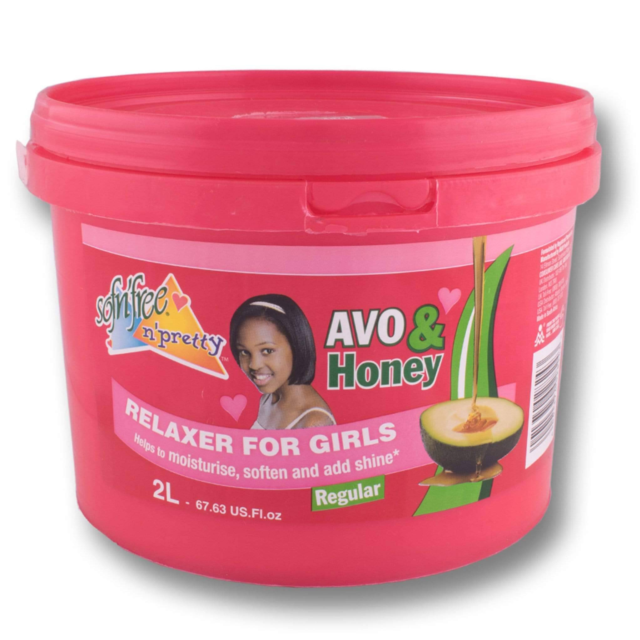 Moisturising Cream Relaxer for Girls 2L Regular - Avo & Honey ...