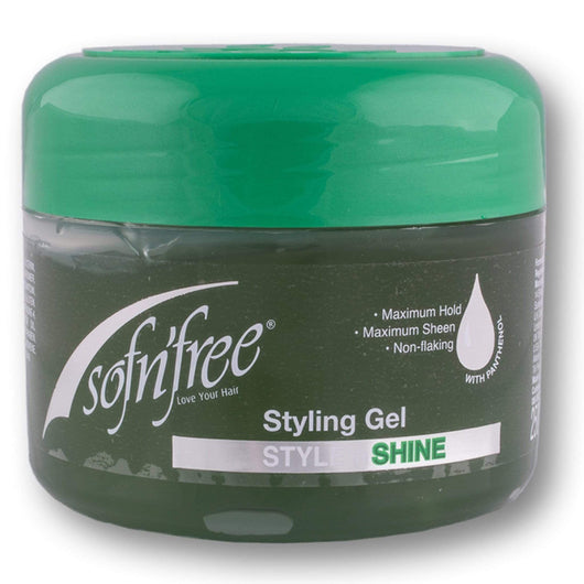 Sofnfree, Styling Gel 250ml Maximum Hold - with Panthenol - Cosmetic Connection